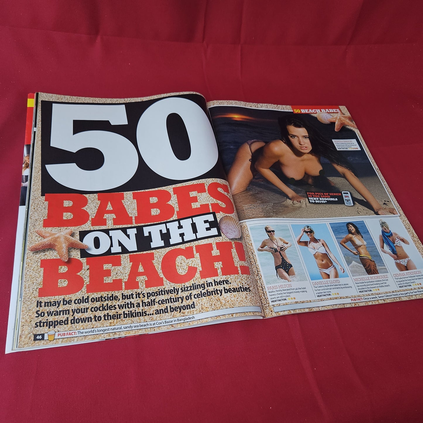Zoo Magazine 2-8 November 2007 (1412) Danni Wells Seren Gibson Louise Cliffe Beach Babes