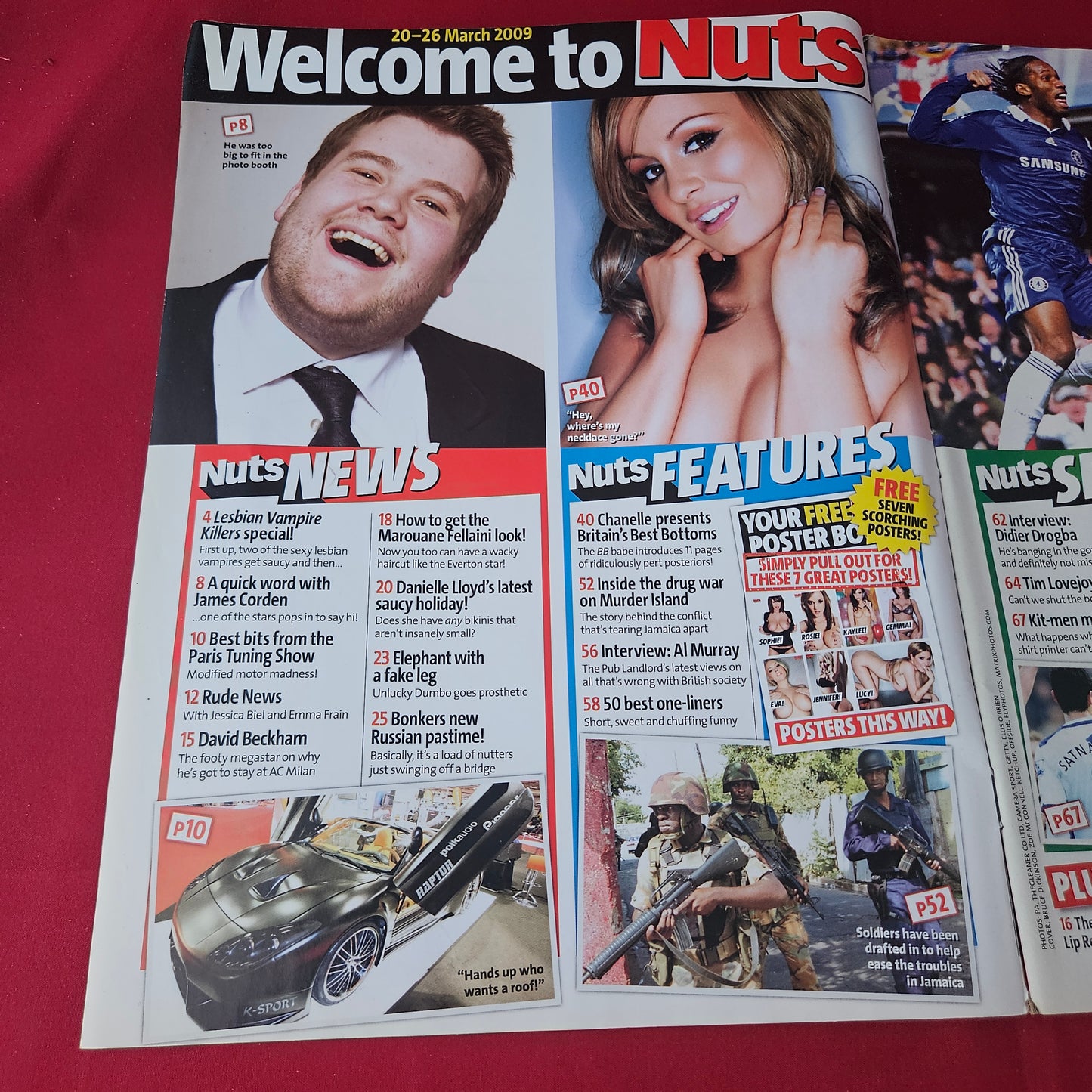 Nuts Magazine 20-26 March 2009 (1413) Chanelle Danielle Jennifer Gemma Eva NO BOOK