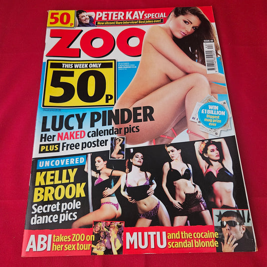 Zoo Magazine 29 October-4 November 2004 (1415) POSTER Lucy Pinder Kelly Brook Abi Titmuss
