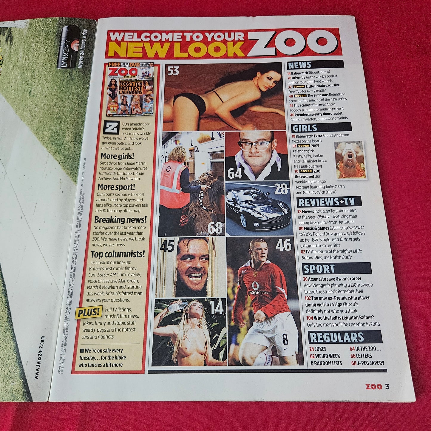 Zoo Magazine 15-21 October 2004 (1415) Kelly Brook Kirsty Gallacher Nell Victoria Silvstedt Jordan