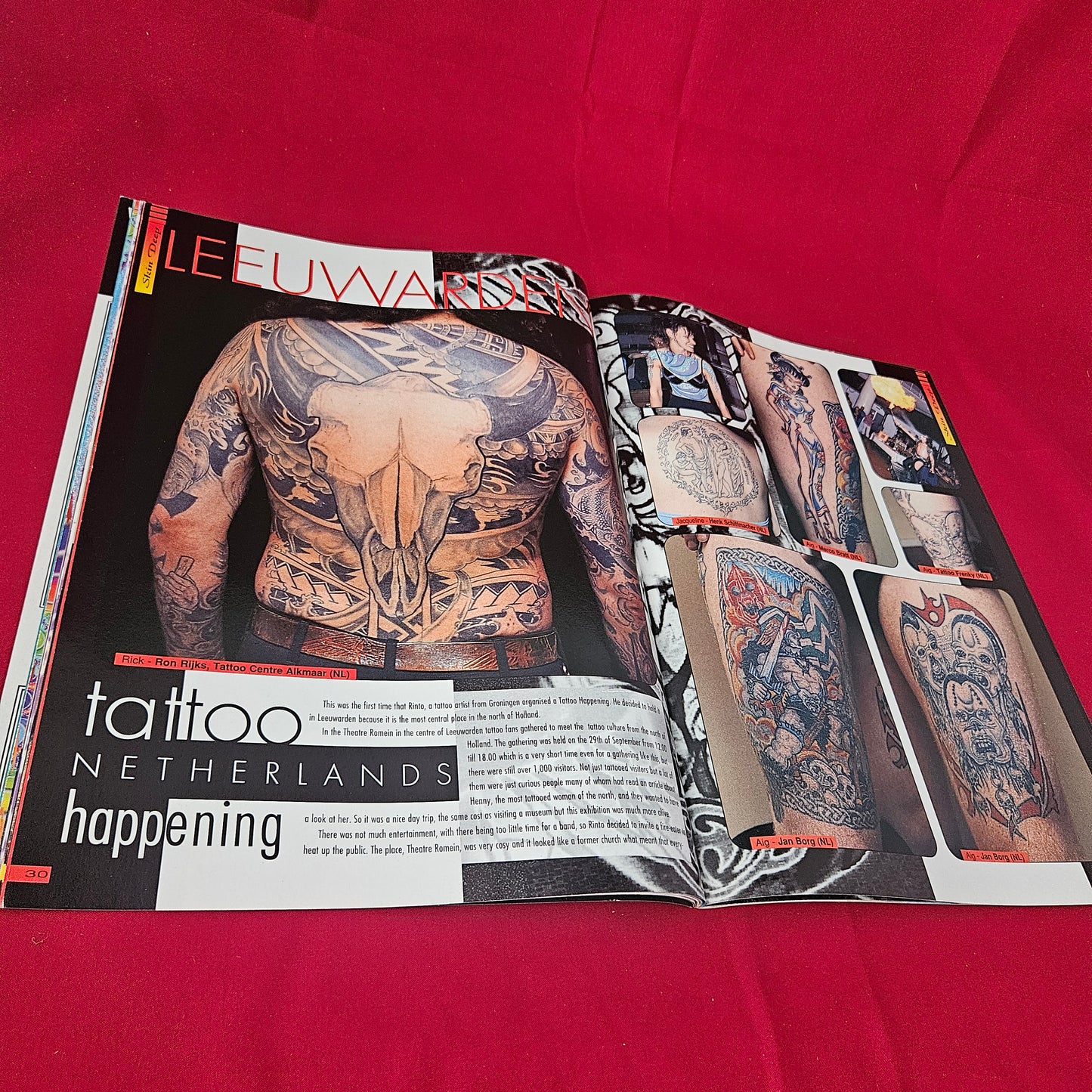 Skin Deep Tattoo Magazine Vol 4 Issue 2 (1416) Tattoo Shows Zodiac Pisces Tribal Body Jewellery