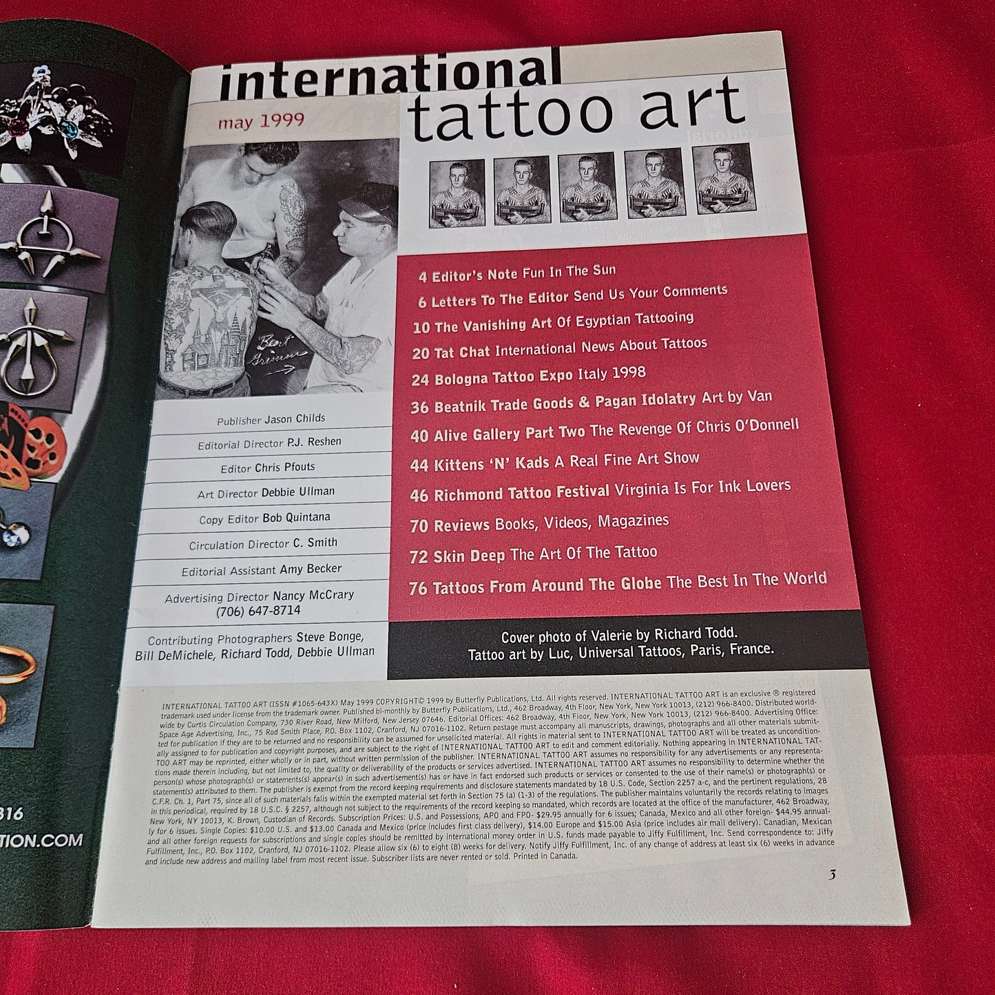 International Tattoo Art May 1999 (1416) Dragon Backpiece Egyptian Tattooing Maritime Pagan Artwork
