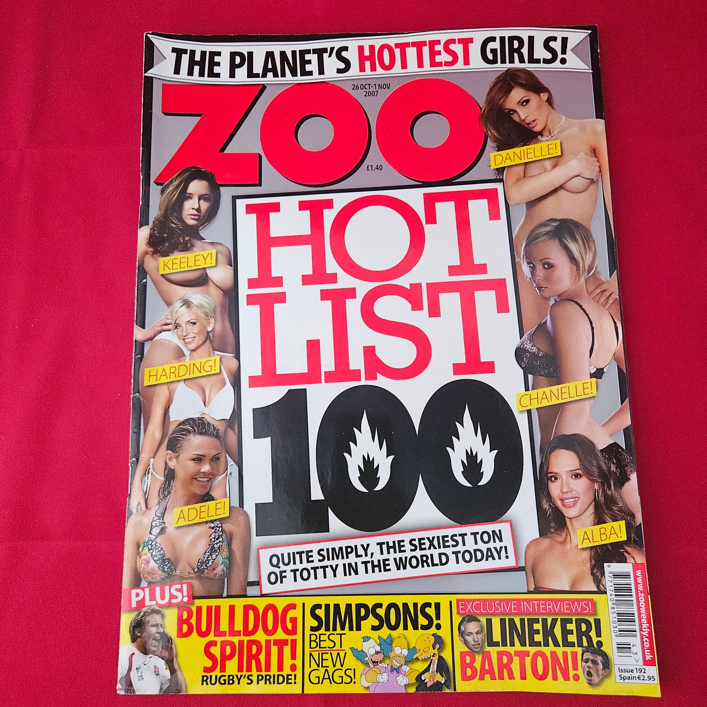 Zoo Magazine 26 October-1 November 2007 (1417) Emily Scott Keeley Hazell Sarah Harding Jessica Alba Chanelle Hayes