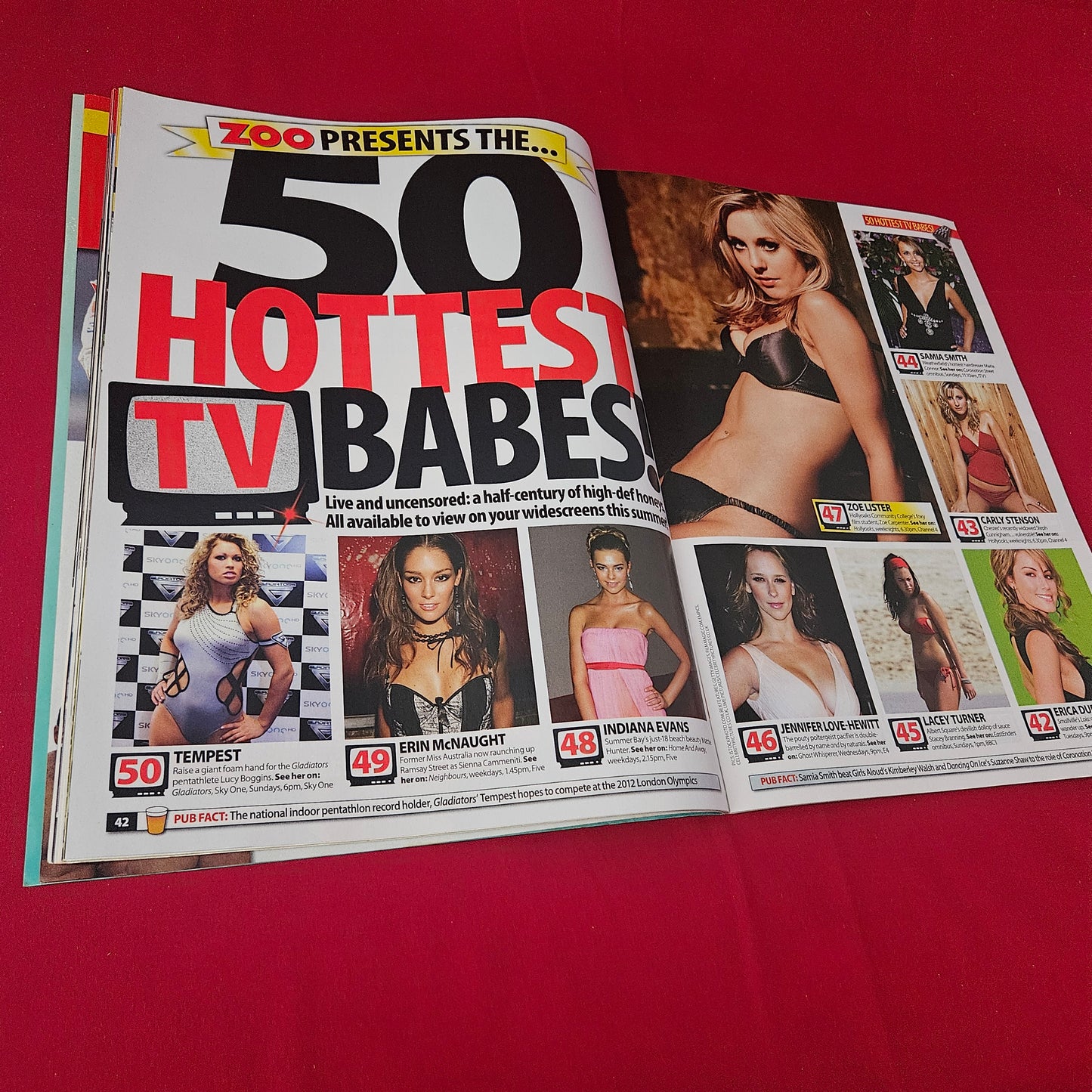 Zoo Magazine 1-7 August 2008 (1417) Jennifer Metcalfe Sammy Braddy Chanelle Hayes Zoe Lister
