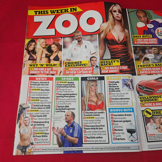 Zoo Magazine 15-21 August 2008 (1417) Seren Gibson Keeley Hazell Cheryl Cole