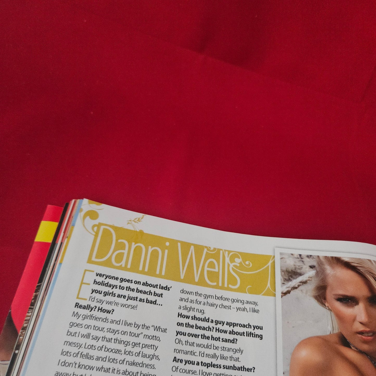 Zoo Magazine 18-24 July 2008 (1418) Danni Wells Sammie Pennington Amii Grove Seren Gibson Sam Cooke