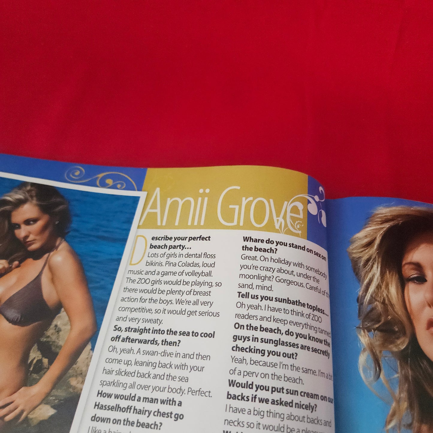 Zoo Magazine 18-24 July 2008 (1418) Danni Wells Sammie Pennington Amii Grove Seren Gibson Sam Cooke