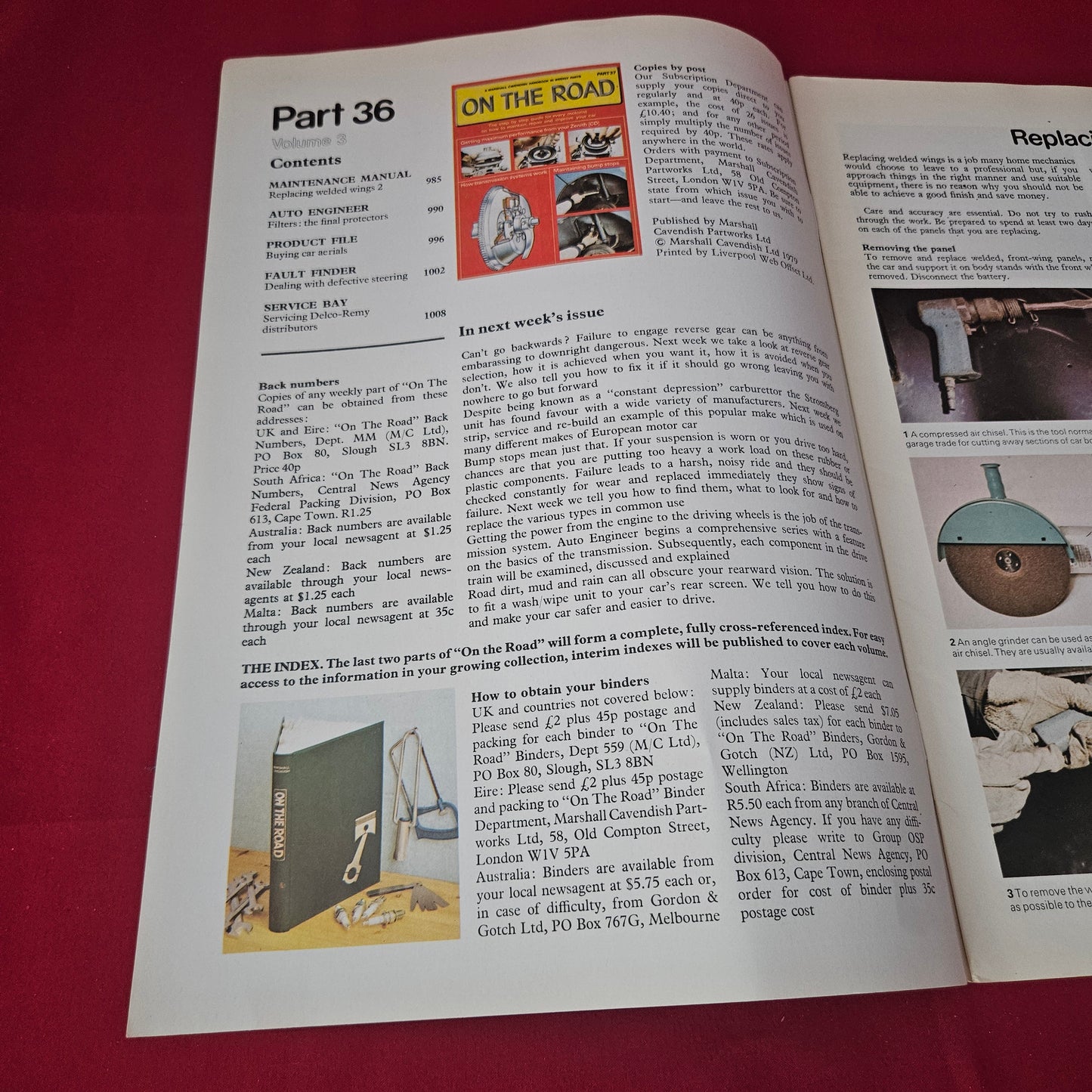On The Road Magazine Part 36 (1419) Steering Damper Car Aerials Delco Distributor