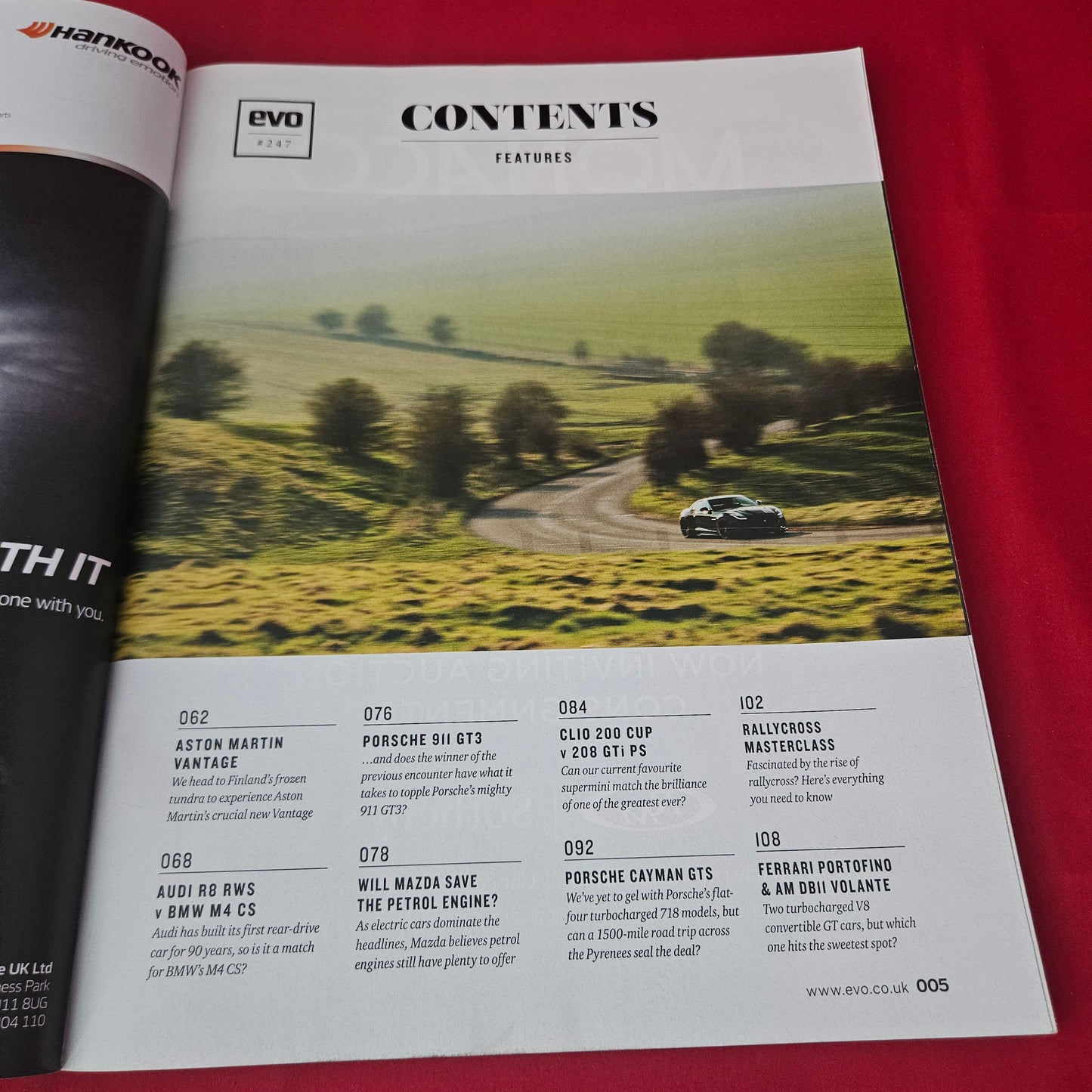evo Magazine Issue 247 May 2018 (1420) Aston Martin Vantage Porsche 911 GT3 Audi R8 RWS BMW M4 CS