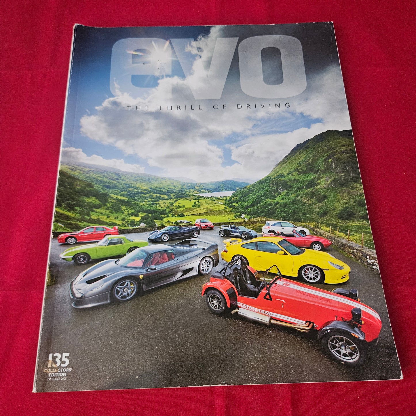 evo Magazine Issue 135 October 2009 (1420) Ferrari F50 Porsche 911 Caterham Seven AC Cobra