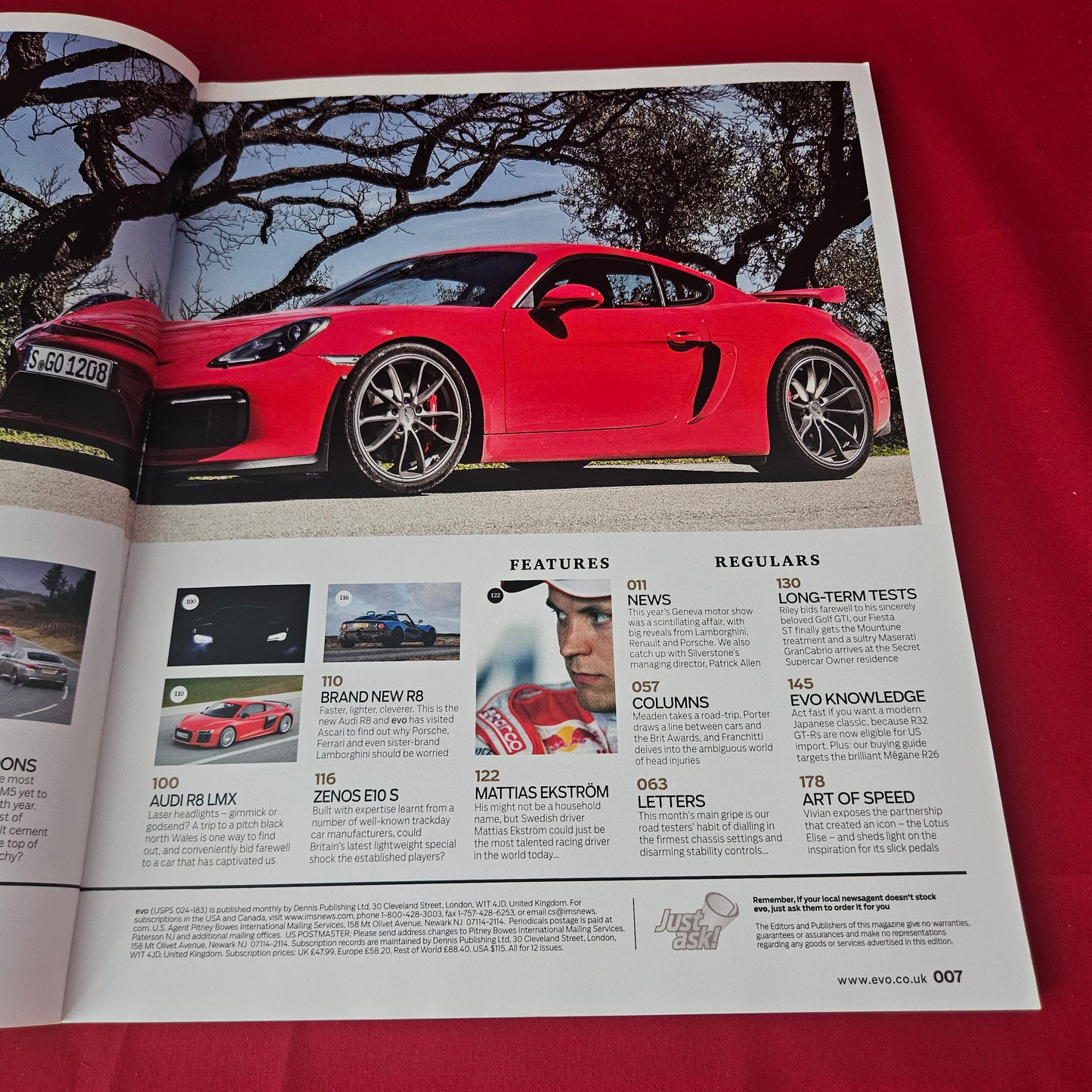 evo Magazine Issue 208 May 2015 (1420) Audi R8 Porsche Cayman GT4 Tesla Model S P85D BMW M4