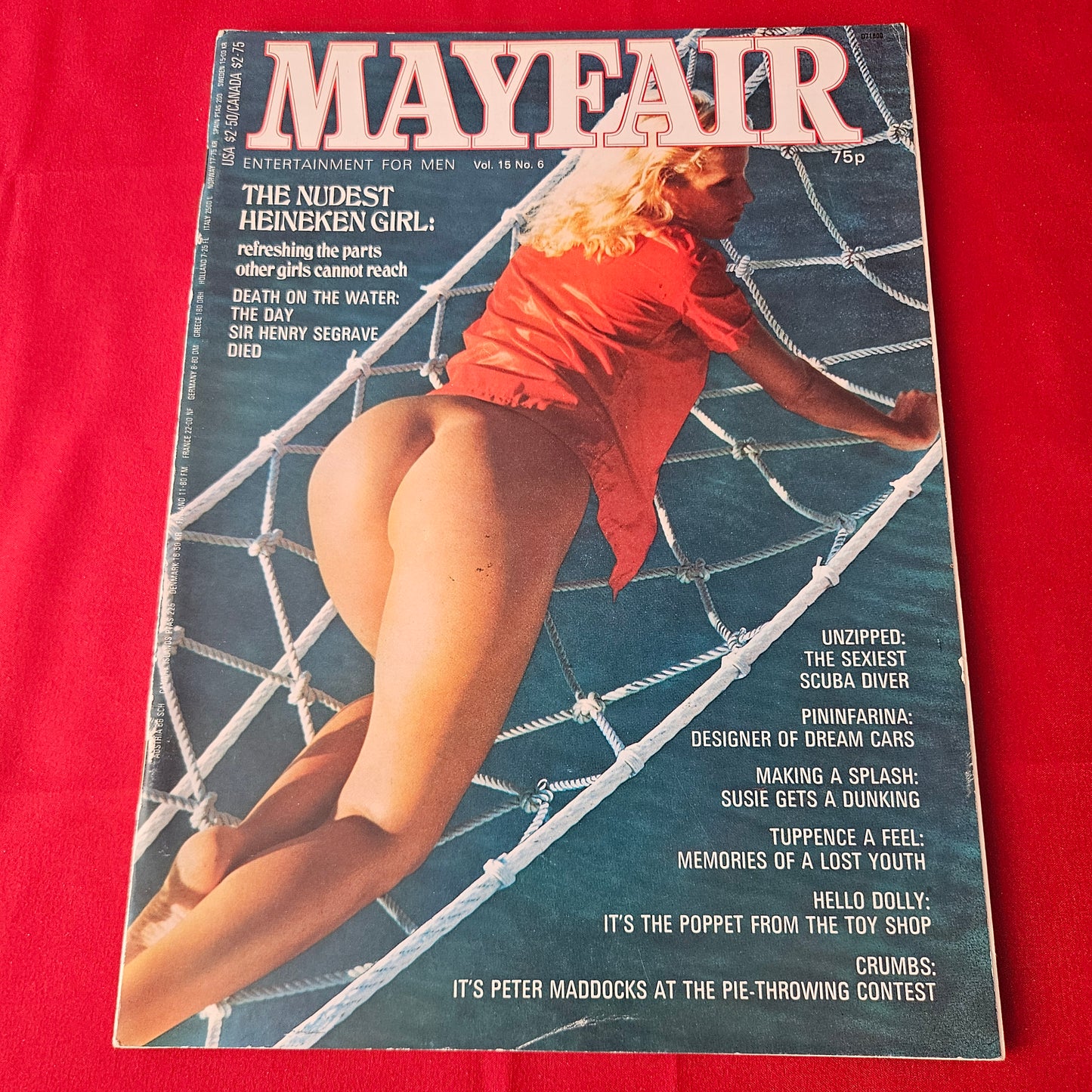 Mayfair Magazine Vol 15 No 6 (1420) Louise Victoria Jo Jan Susie Vintage Men’s Magazine