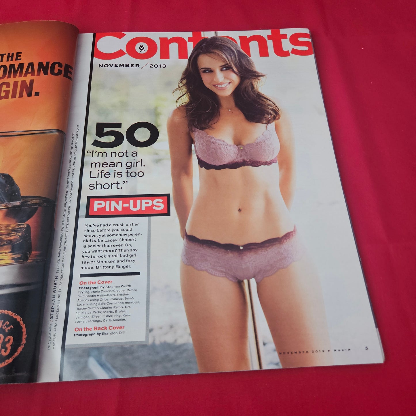 Maxim Magazine November 2013 (1423) Lacey Chabert Taylor Momsen Johnny Knoxville Ron Swanson