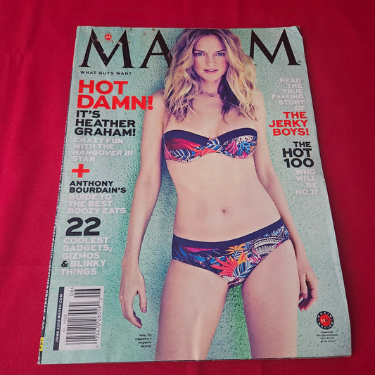 Maxim Magazine June 2013 (1423) Heather Graham Jessica Clark Vince Vaughn Anthony Bourdain