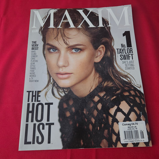 Maxim Magazine June July 2015 (1423) Taylor Swift Miles Teller Pete Davidson The Weeknd Roxane Gay