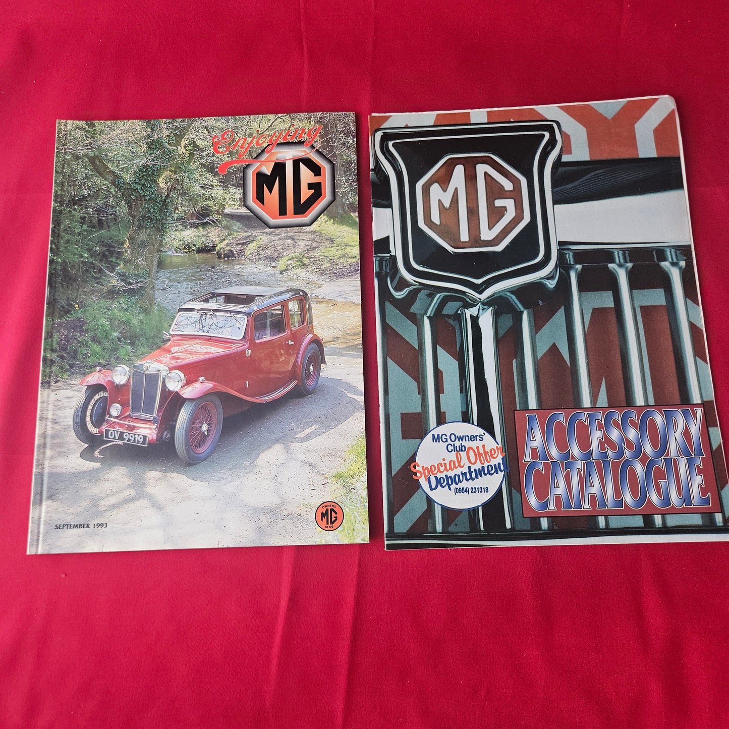 Enjoying MG Magazine September 1993 (1424) KN Magnette Pillarless Saloon MGOC MGB MGC