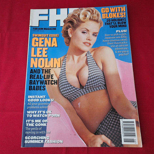 FHM Magazine June 1996 (1425) Gena Lee Nolin Swimsuit Issue Baywatch