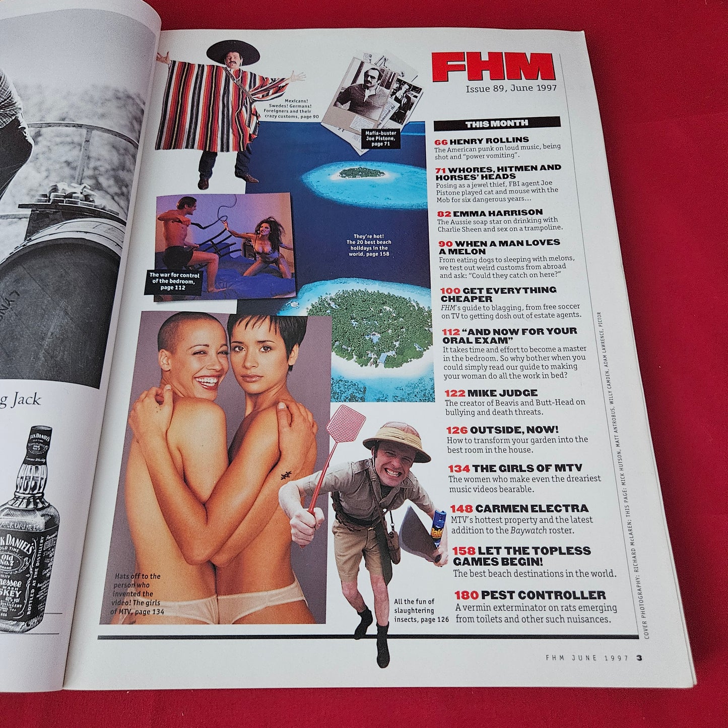 FHM Magazine June 1997 (1425) Carmen Electra Cover Emma Harrison Henry Rollins