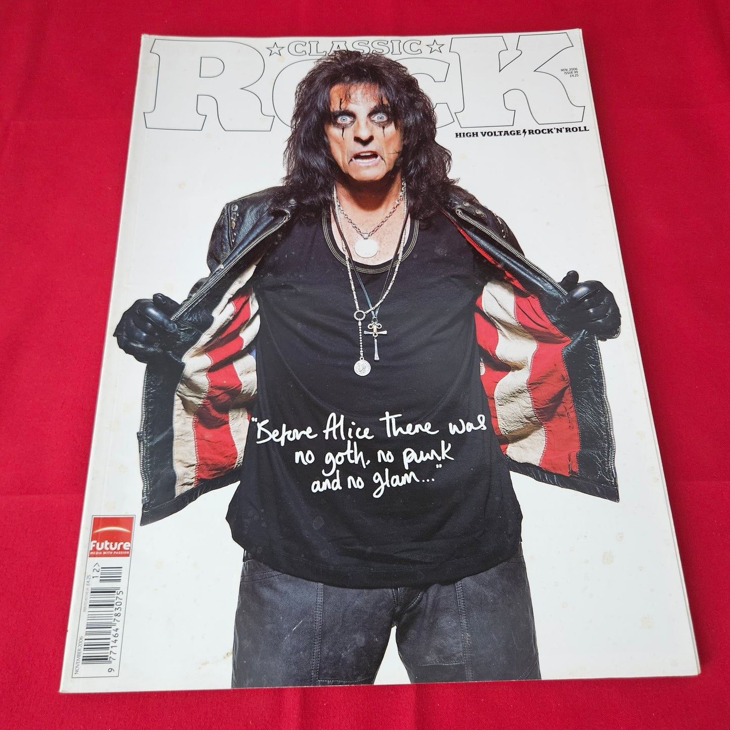 Classic Rock Magazine November 2006 (1426) Alice Cooper Free ELO Slayer Rod Stewart Jimi Hendrix