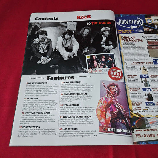 Classic Rock Presents The Doors August 2008 (1426) Jim Morrison Jimi Hendrix Pink Floyd Hawkwind