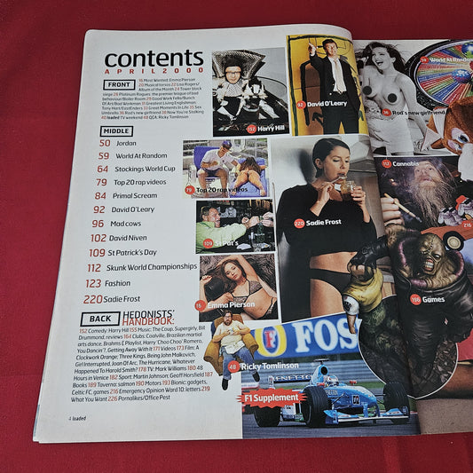 Loaded Magazine April 2000 (1427) Jordan Sadie Frost David O’Leary David Niven Harry Hill