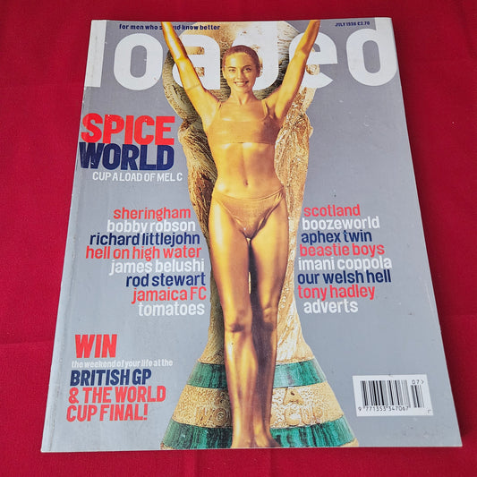 Loaded Magazine July 1998 (1427) Mel C Rod Stewart Teddy Sheringham Bobby Robson Aphex Twi
