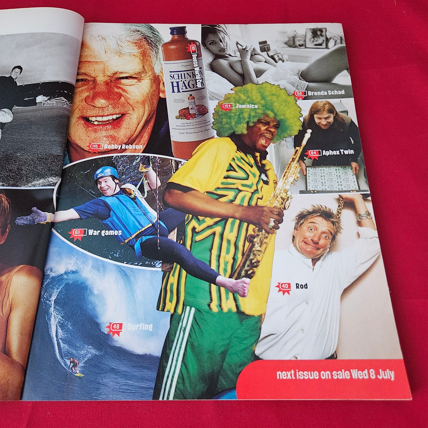 Loaded Magazine July 1998 (1427) Mel C Rod Stewart Teddy Sheringham Bobby Robson Aphex Twi