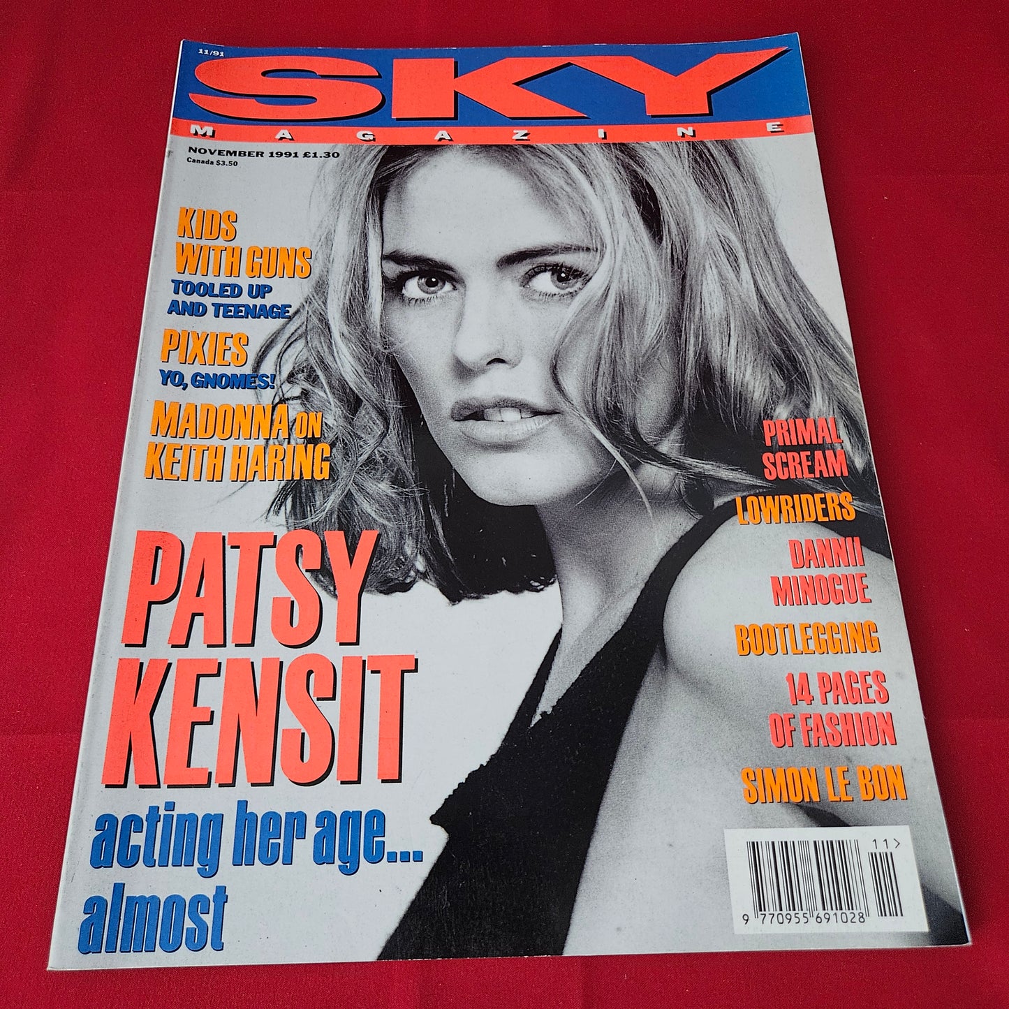 Sky Magazine November 1991 (1428) Patsy Kensit Madonna Pixies Primal Scream