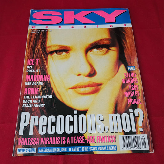 Sky Magazine August 1991 (1428) Vanessa Paradis Madonna Ice-T Prince Stevie Wonder
