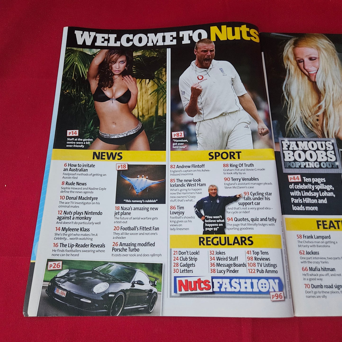 Nuts Magazine 1-7 December 2006 (1429) Lindsay Lohan Paris Hilton Frank Lampard