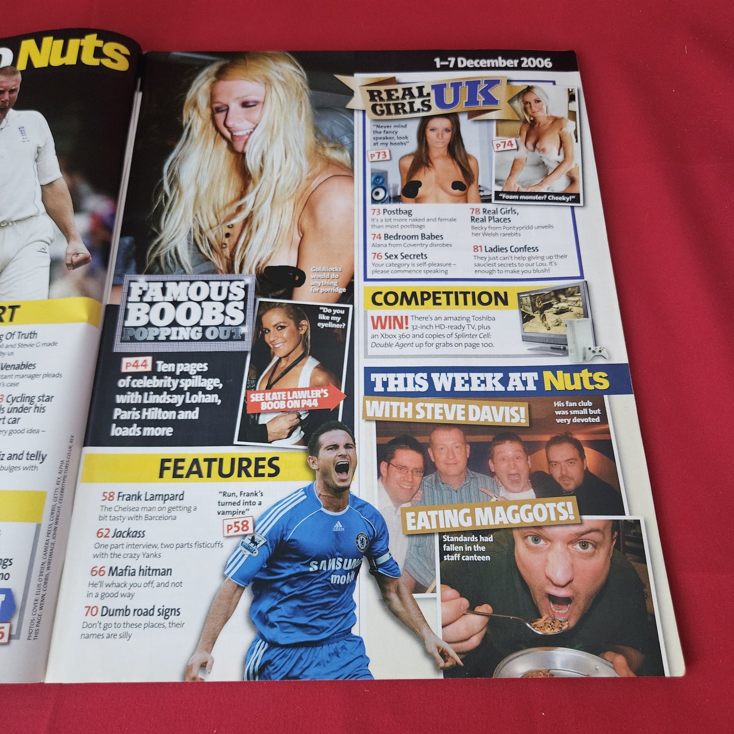 Nuts Magazine 1-7 December 2006 (1429) Lindsay Lohan Paris Hilton Frank Lampard