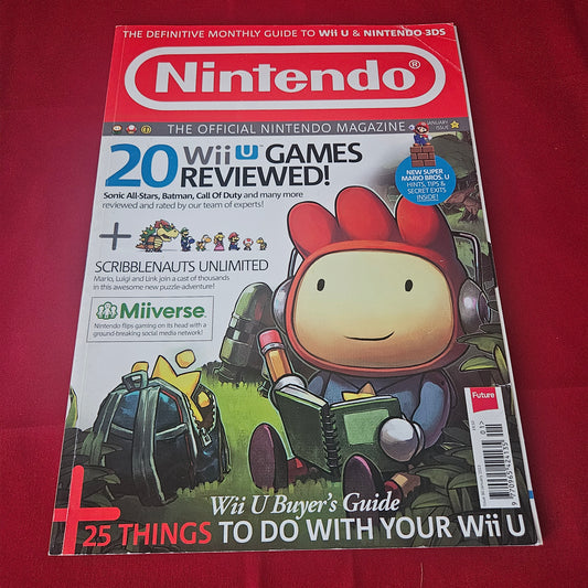 Nintendo The Official Magazine January 2013 (1430) Wii U Scribblenauts Mario Luigi Link