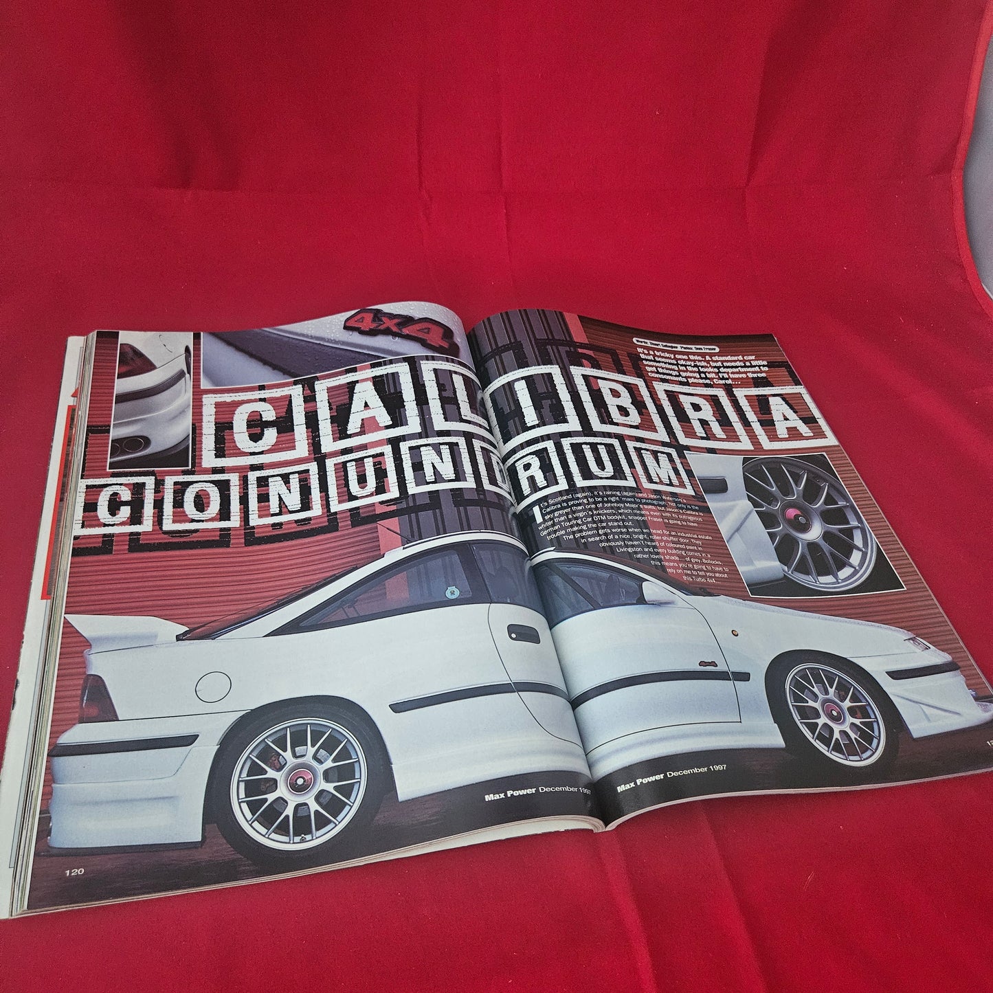 Max Power Magazine December 1997 (1431) Astra GSi VW Golf G60 Vauchall Nova