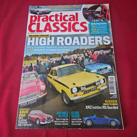 Practical Classics Magazine Spring 2024 (1432) Ford Escort Mexico Jaguar Mk2 Lotus Elise MG Maestro