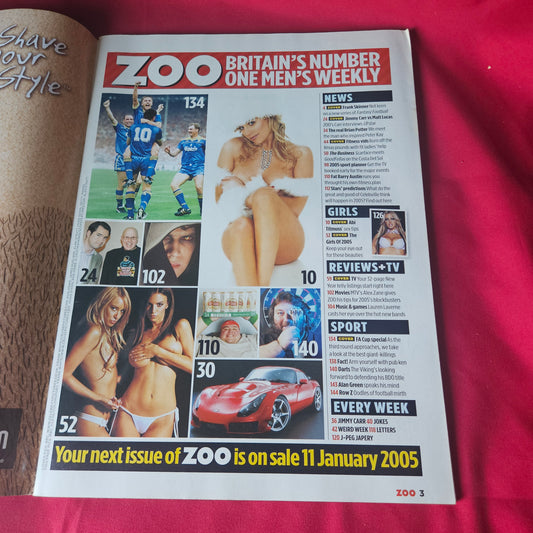 Zoo Magazine 31 December 2004-13 January 2005 (1433) Abi Titmuss Lucy Lauren