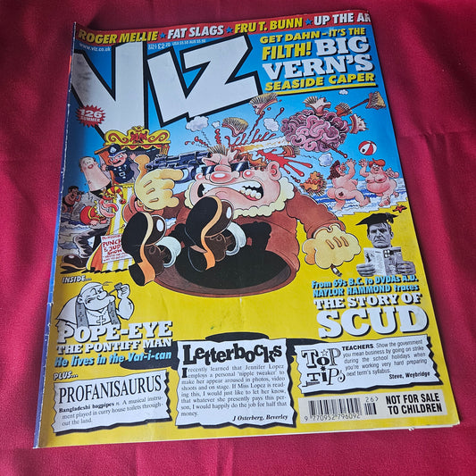 Viz Magazine Summer (1434) Issue 126 Roger Mellie Pope-Eye Profanisaurus