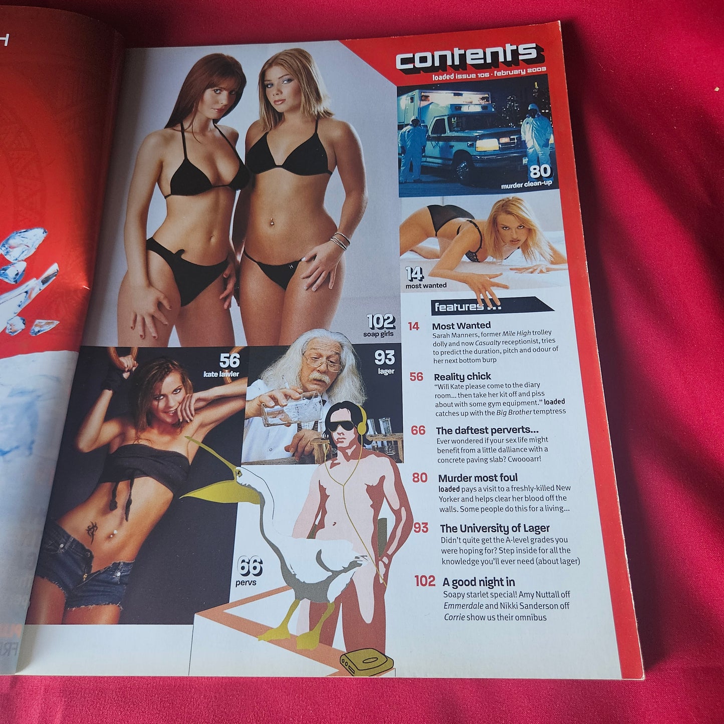 Loaded Magazine February 2003 (1435) Amy Nuttall Nikki Sanderson Kate Lawler