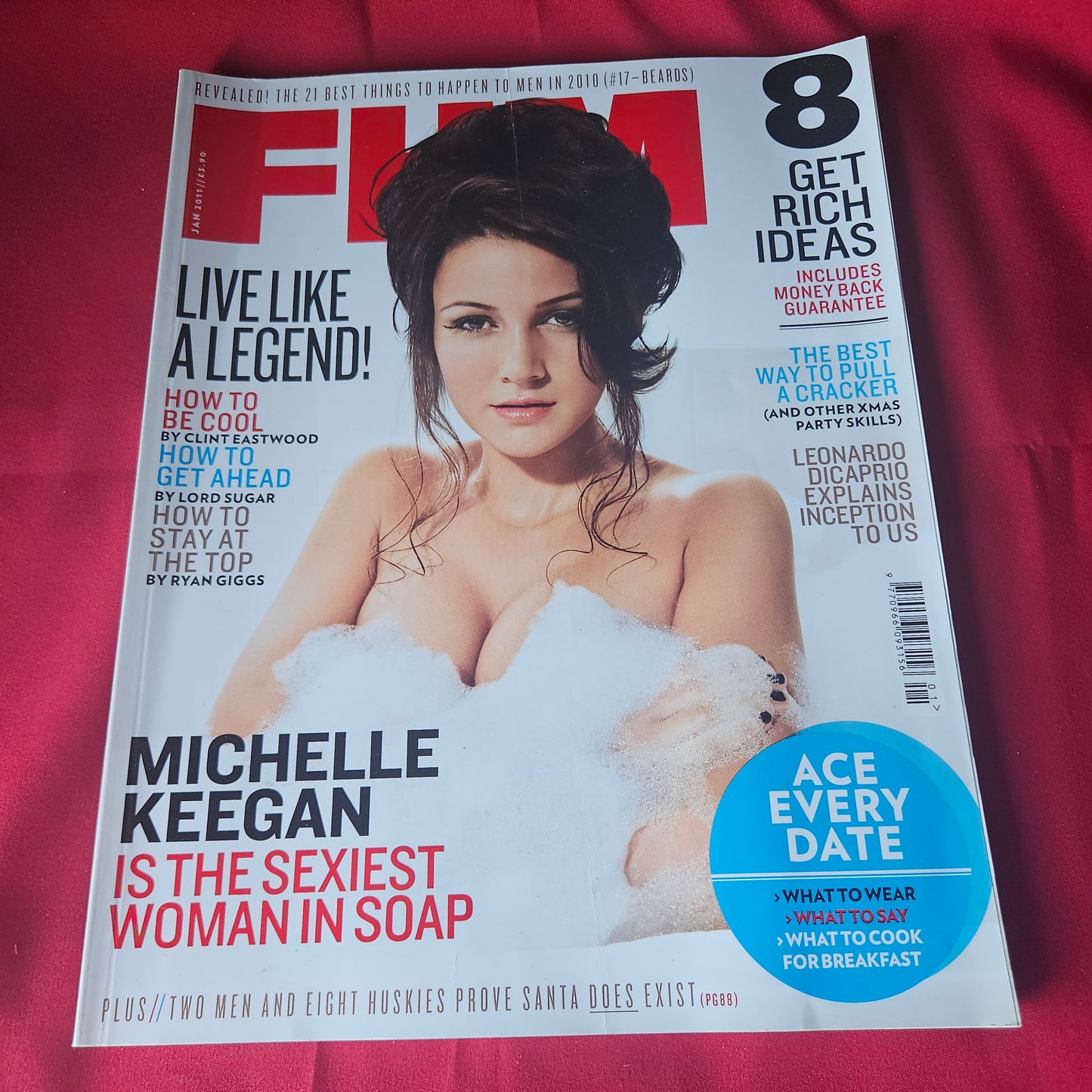FHM Magazine January 2011 Issue 90 Michelle Keegan Cover Feature SKU 1437