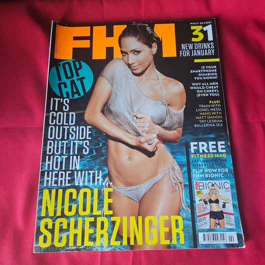FHM Magazine February 2011 Nicole Scherzinger Cover Saffi Feature SKU 1437