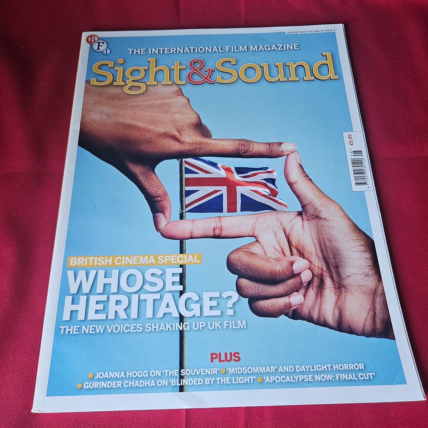Sight & Sound Magazine August 2019 Midsommar Blinded by the Light Apocalypse Now SKU 1438