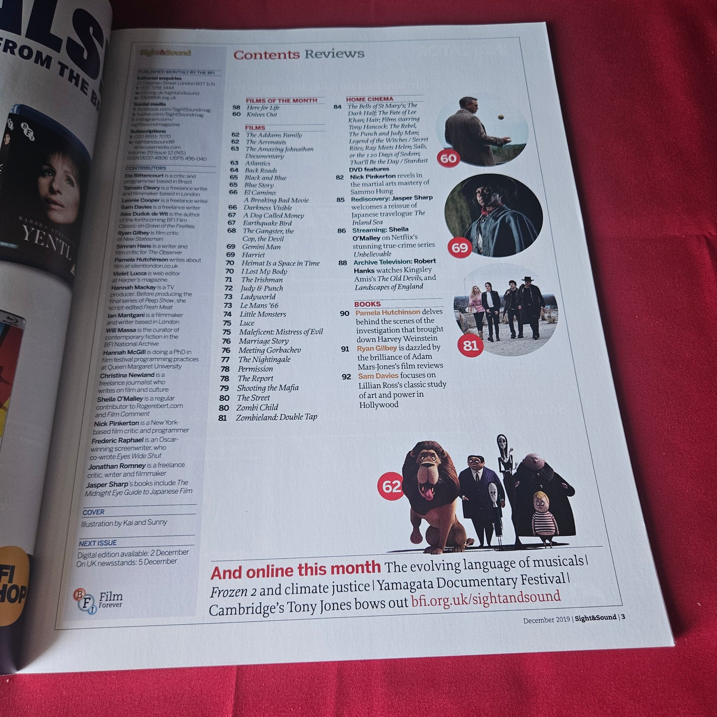 Sight & Sound Magazine December 2019 Eyes Wide Shut Knives Out The Irishman (1438)