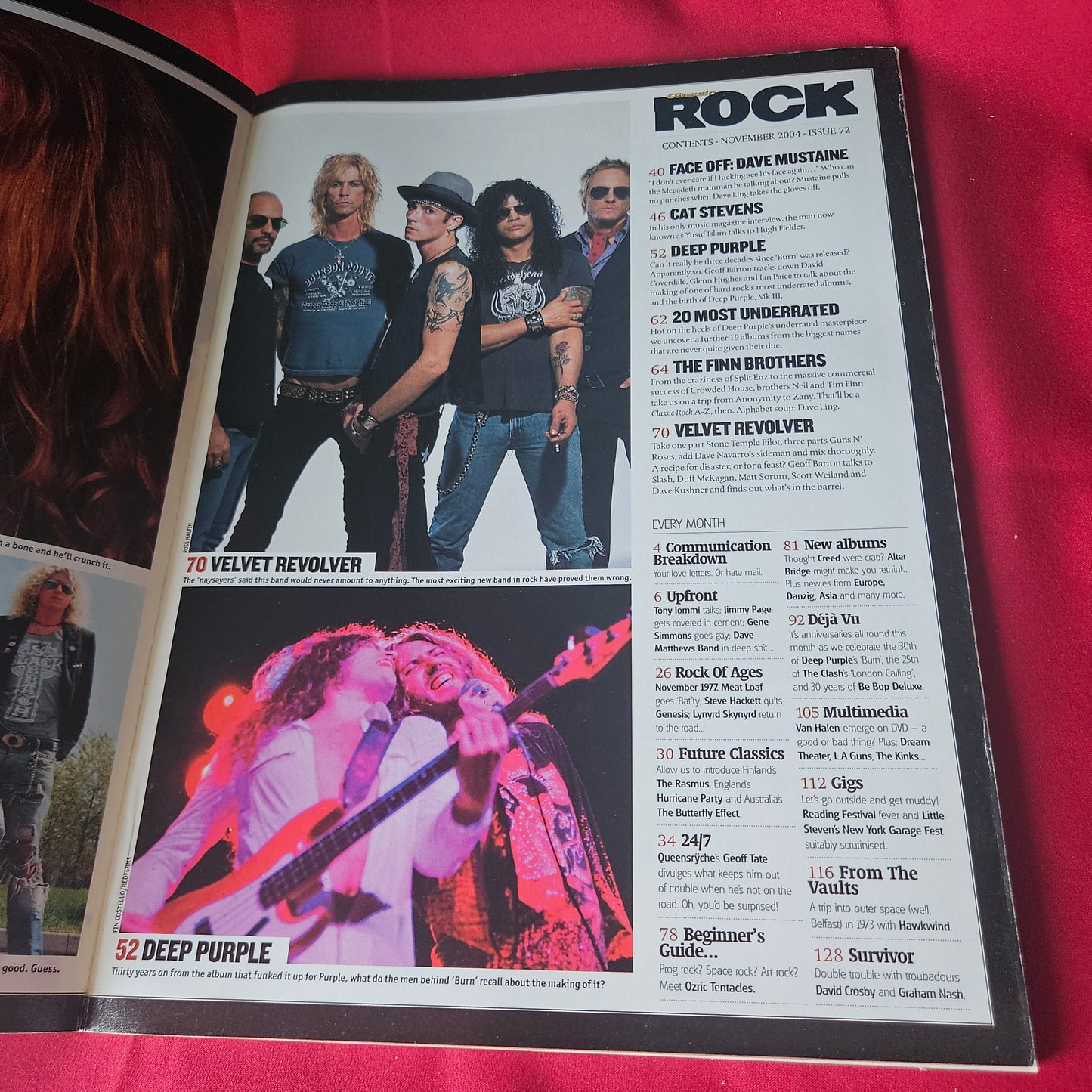 Classic Rock Magazine November 2004 Velvet Revolver Dave Mustaine Deep Purple (1439)