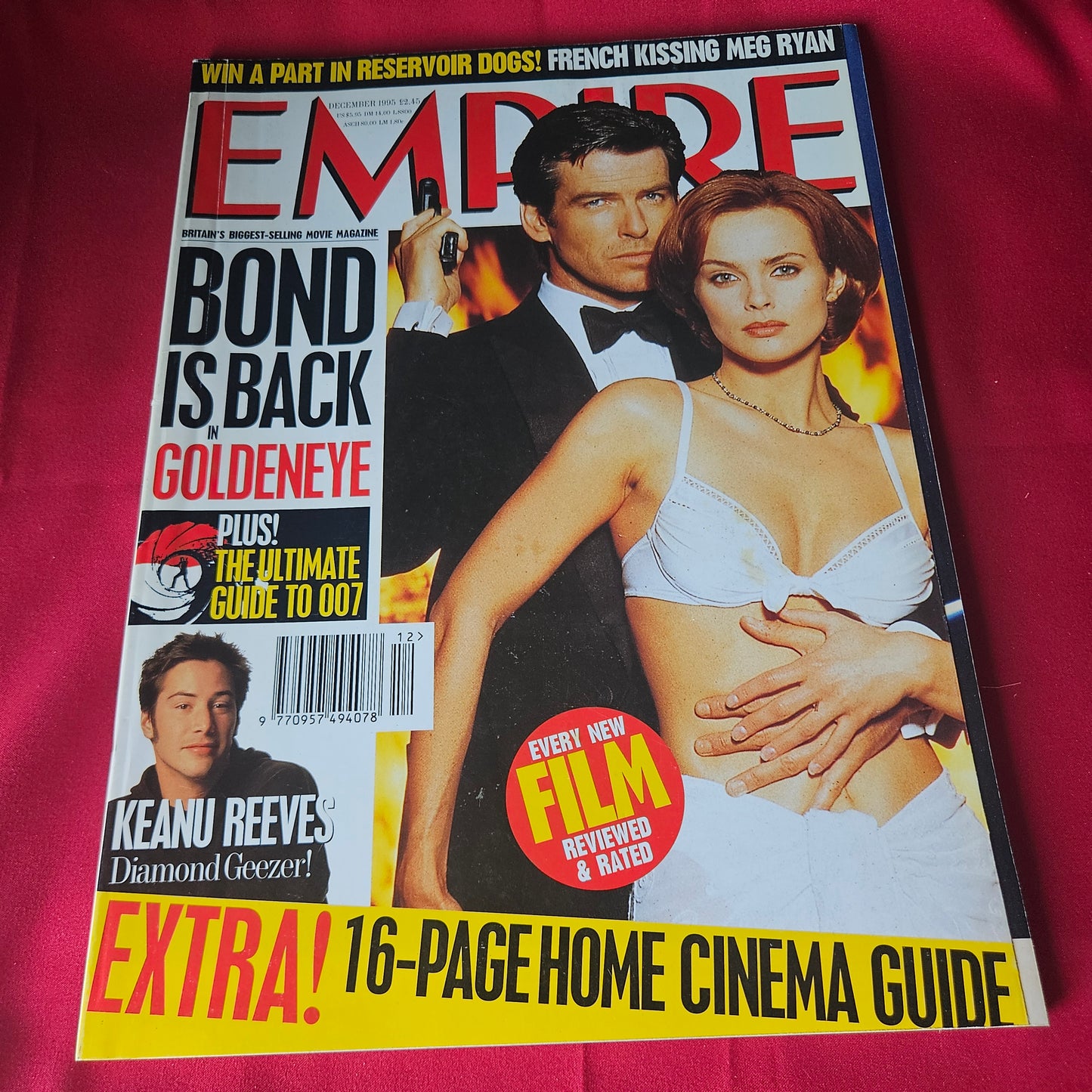 Empire Magazine December 1995 GoldenEye Pierce Brosnan Izabella Scorupco Keanu Reeves (1439)