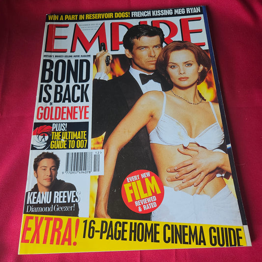 Empire Magazine December 1995 GoldenEye Pierce Brosnan Izabella Scorupco Keanu Reeves (1439)