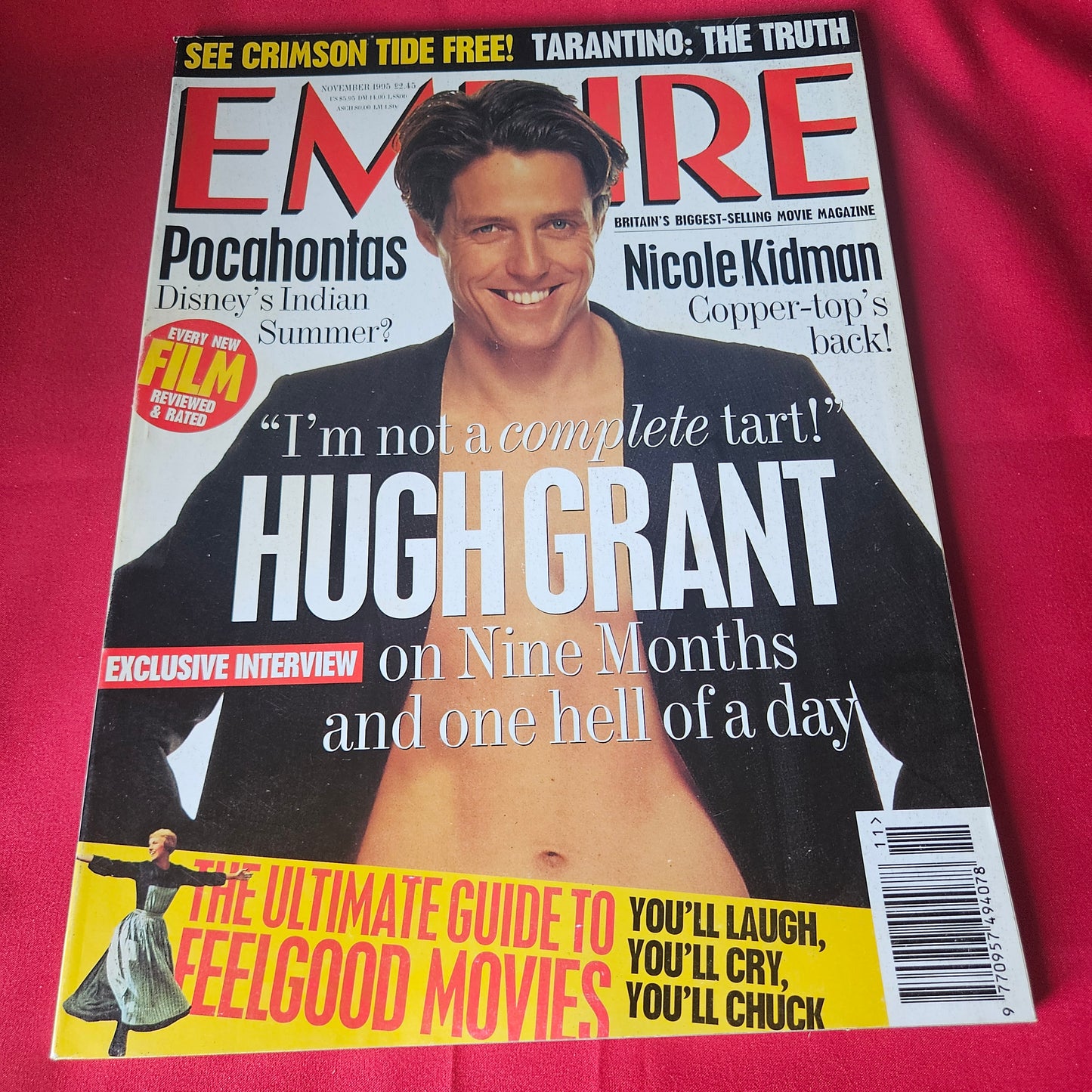 Empire Magazine November 1995 Hugh Grant Nine Months Nicole Kidman Pocahontas (1439)