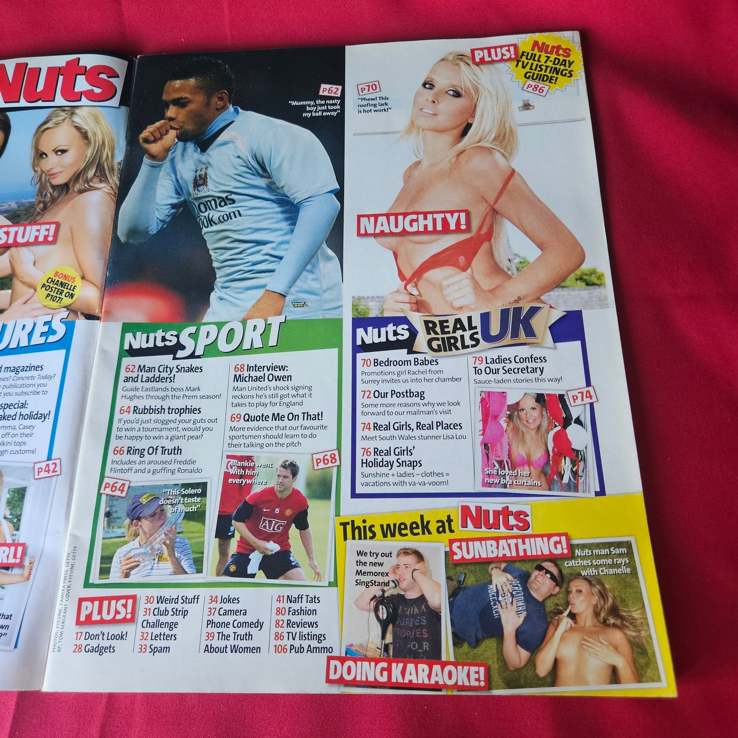 Nuts Magazine 24–30 July 2009 POSTER Chanelle Hayes Lucy Pinder Ricky Gervais (1439)