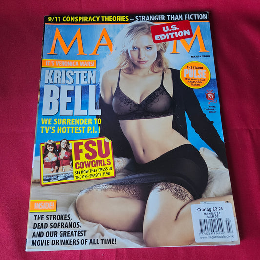 Maxim Magazine March 2006 Kristen Bell Autumn Reeser Kelly Brook US Edition (1444)