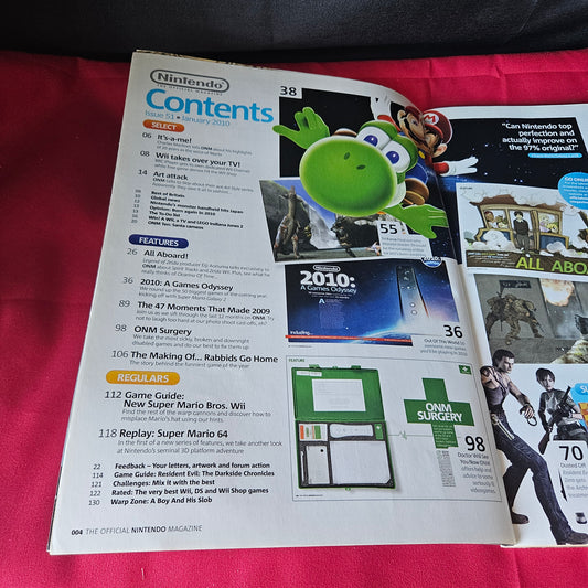 Official Nintendo Magazine Issue 51 January 2010 Super Mario Galaxy 2 Yoshi Metroid (1445)