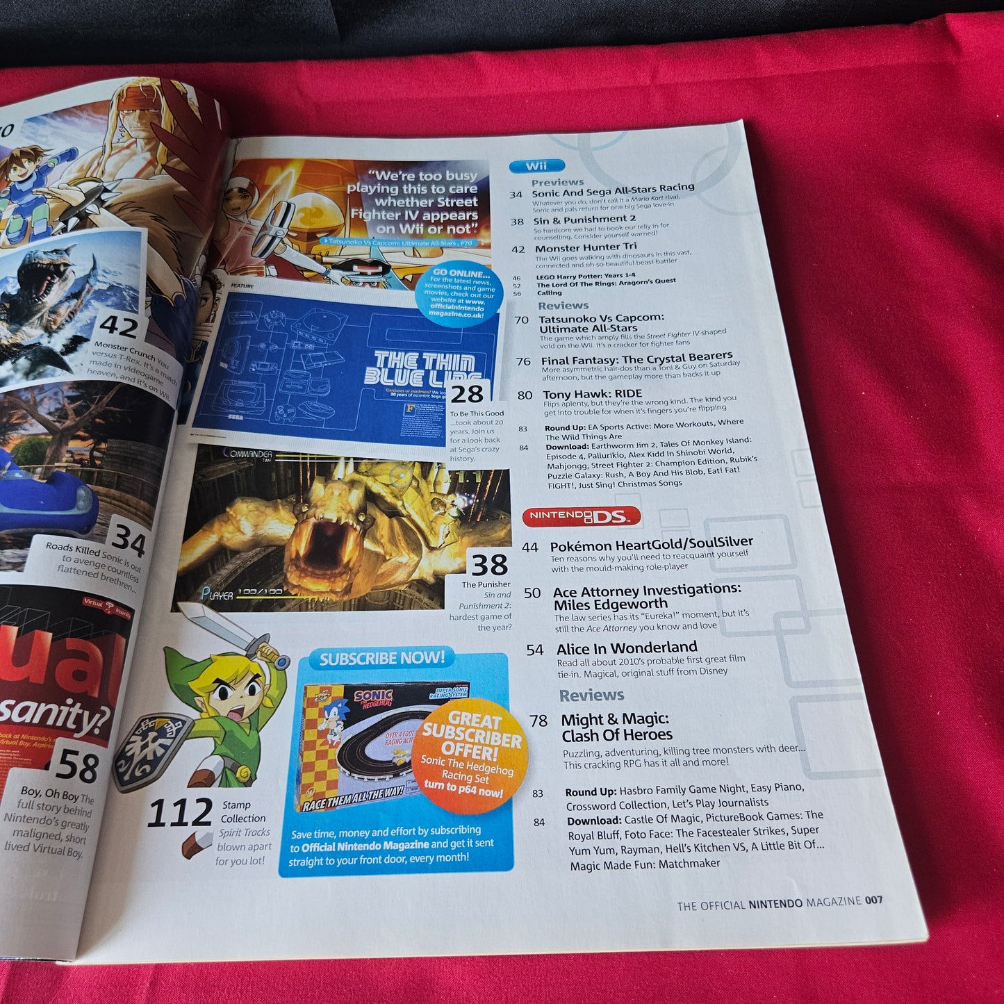 Official Nintendo Magazine Issue 52 February 2010 Sonic Sega All-Stars Racing Link (1445)