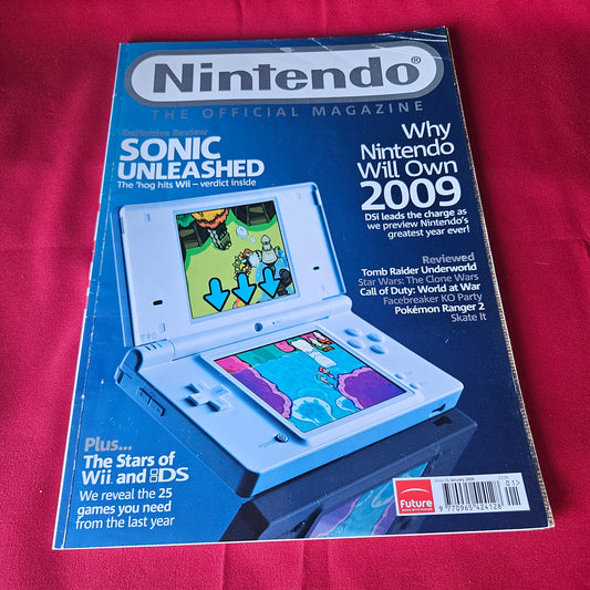 Official Nintendo Magazine Issue 38 January 2009 Sonic Unleashed Pokémon Ranger (1445)